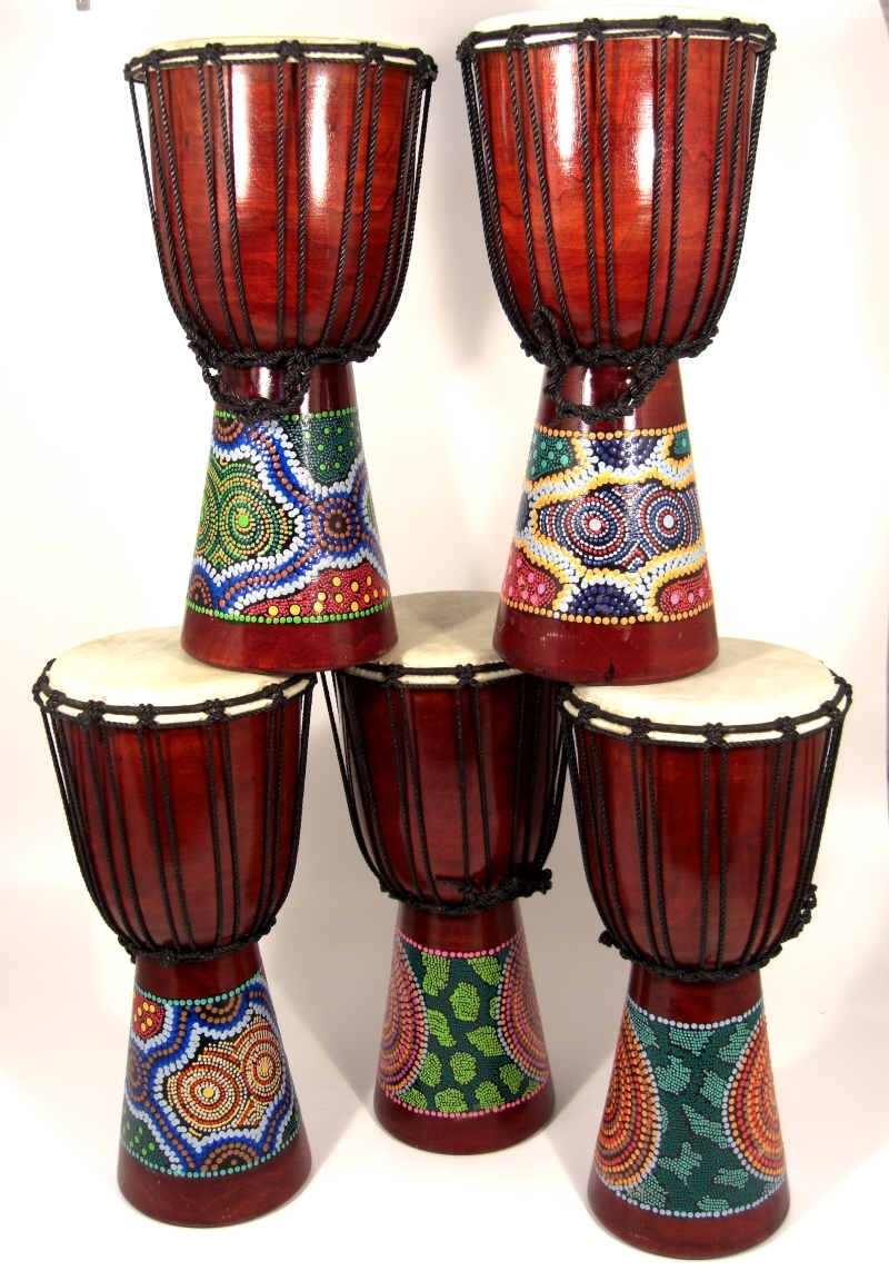 Budget Drumming Set with Larger Djembes